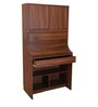 Flicker Hutch Desk in Walnut Finish