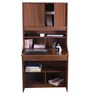 Flicker Hutch Desk in Walnut Finish