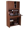 Flicker Hutch Desk in Walnut Finish