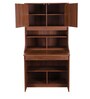 Flicker Hutch Desk in Walnut Finish