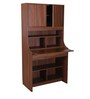 Flicker Hutch Desk in Walnut Finish
