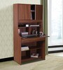 Flicker Hutch Desk in Walnut Finish
