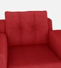 Flight Fabric 1 Seater Sofa in Red Colour