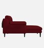 Flight Fabric Chaise Lounger in Red Colour