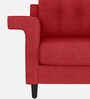 Flight Fabric 1 Seater Sofa in Red Colour