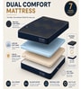 FLIP Dual Comfort Hard & Soft Roll Packed 6 Inch Foam Mattress In Queen Size