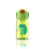 Flip Straw 400ml Yellow & Green Plastic Bottle