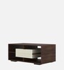 Float Wood Top Coffee Table In Dual Finish