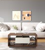 Float Wood Top Coffee Table In Dual Finish