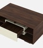 Float Wood Top Coffee Table In Dual Finish