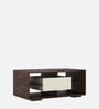 Float Wood Top Coffee Table In Dual Finish