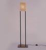 Artura Beige Fabric Shade Club Floor Lamp With Metal Base