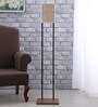 Artura Beige Fabric Shade Club Floor Lamp With Metal Base