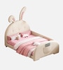 Floppy Ears Kids Toddler Bed In White Colour Floppy Ears Kids Toddler Bed In White Colour
