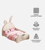 Floppy Ears Kids Toddler Bed In White Colour Floppy Ears Kids Toddler Bed In White Colour