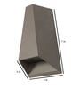 Anjel Grey Aluminium Outdoor Wall Light