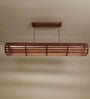 Flora 48 Baton Brown Wooden LED Hanging Lamp