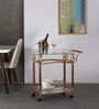 Flora Bar Trolley in Gold Colour