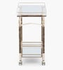 Flora Bar Trolley in Gold Colour