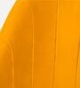 Flora RHS Velvet Chaise Lounger In Safforn Yellow Colour