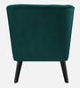 Flora LHS  Velvet Chaise Lounger In Pine Green Colour