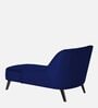 Flora LHS  Velvet Chaise Lounger In Royal Blue Colour