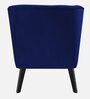 Flora LHS  Velvet Chaise Lounger In Royal Blue Colour