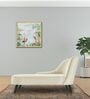 Flora LHS  Velvet Chaise Lounger In Warm White Colour