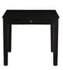 Kawung Solid Wood 4 Seater Dining Table In Scratch Resistant Ebony Finish