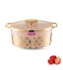 Floraa Royale Pink Plastic & Steel 2.5Ltr Insulated Thermoware Casserole