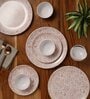 Floral  Pink Melamine 18 Pcs Dinner Set