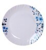 Floral 39 Pcs White & Blue Melamine Dinnerware Set