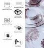 Floral (Set of 41) White Melamine Dinner Set