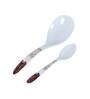 Floral (Set of 41) White Melamine Dinner Set