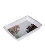 Floral (Set of 41) White Melamine Dinner Set