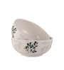 Floral 1000 ml White Melamine (Set of 2) Serving Bowls