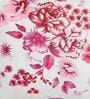 Floral 160 TC Pure Cotton Cushion Cover (Set of 2) in PInk Color