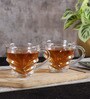 Arias 190ml Transparent Ceramic (Set of 6) Tea Cup