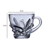 Arias 190ml Transparent Ceramic (Set of 6) Tea Cup