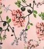 Peach Floral Cotton 12 x 12 Inches Cushion Covers (Set of 2)