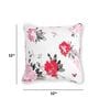 Floral 200 TC Pure Cotton Cushion Cover (Set of 2) in Pink Color