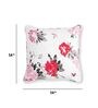 Floral 200 TC Pure Cotton Cushion Cover (Set of 2) in Pink Color