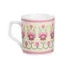 Floral 245ml White & Pink Ceramic (Set of 6) Coffee Mug