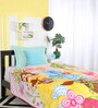 Disney Floral Three Princess Single-Size Microfiber Blanket