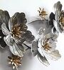 Floral Abstract Metal Art In Multicolour
