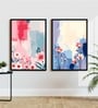Floral Art Printed Canvas Wall Art Set of 2