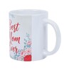 Floral Best Mom Ever Printed White Ceramic Mug 320 ml