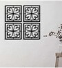 Floral Black MDF Jharokha