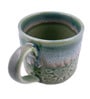 Floral Blossom 250ml Green Ceramic (Set of 2) Tea Cup