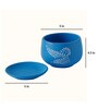 Floral Blue & White Colour Terracotta Desk Pot